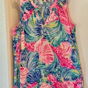 Lilly Pulitzer Pink and Blue Patterned dress